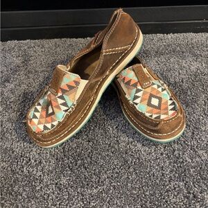 Ariat Brown and Multicolor Loafers